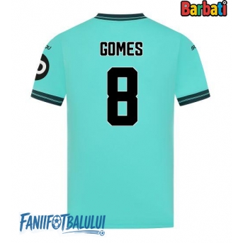 Wolves Joao Gomes #8 Tricou Fotbal Replică 2025-26 Barbati Deplasare